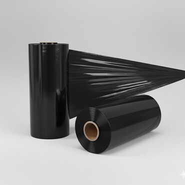 Стрейч пленка черная, 1,8кг